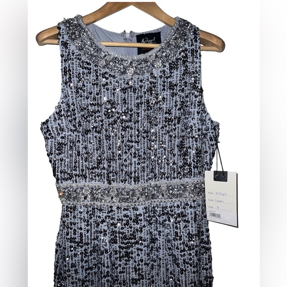 👗 NWT! Mac Duggal Sequin Sleeveless Dress - Picture 14 of 15